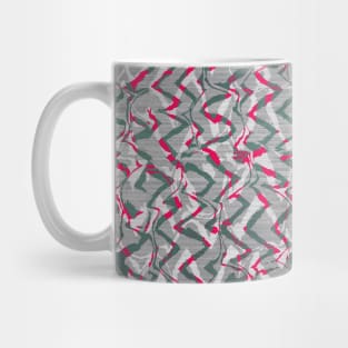 Abstract zebra red Mug